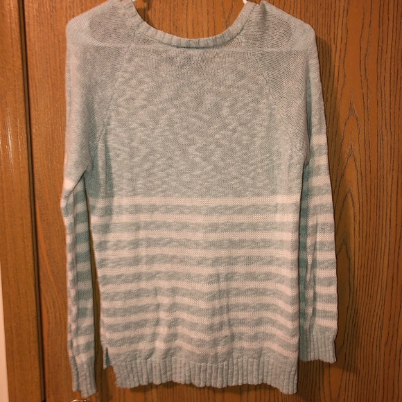 Blue and white striped sweater - Picture 1 of 2